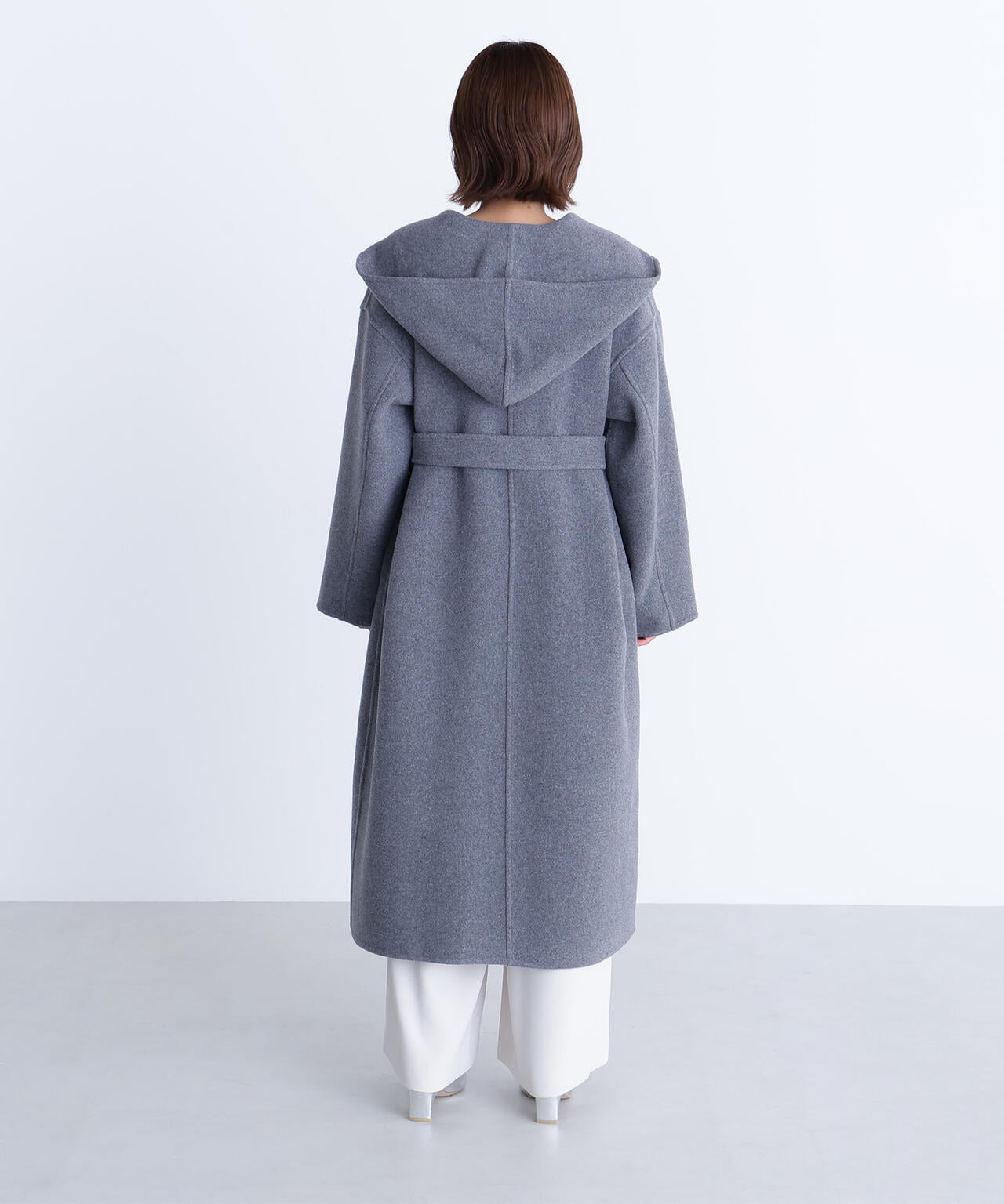 フーデッドロングコート