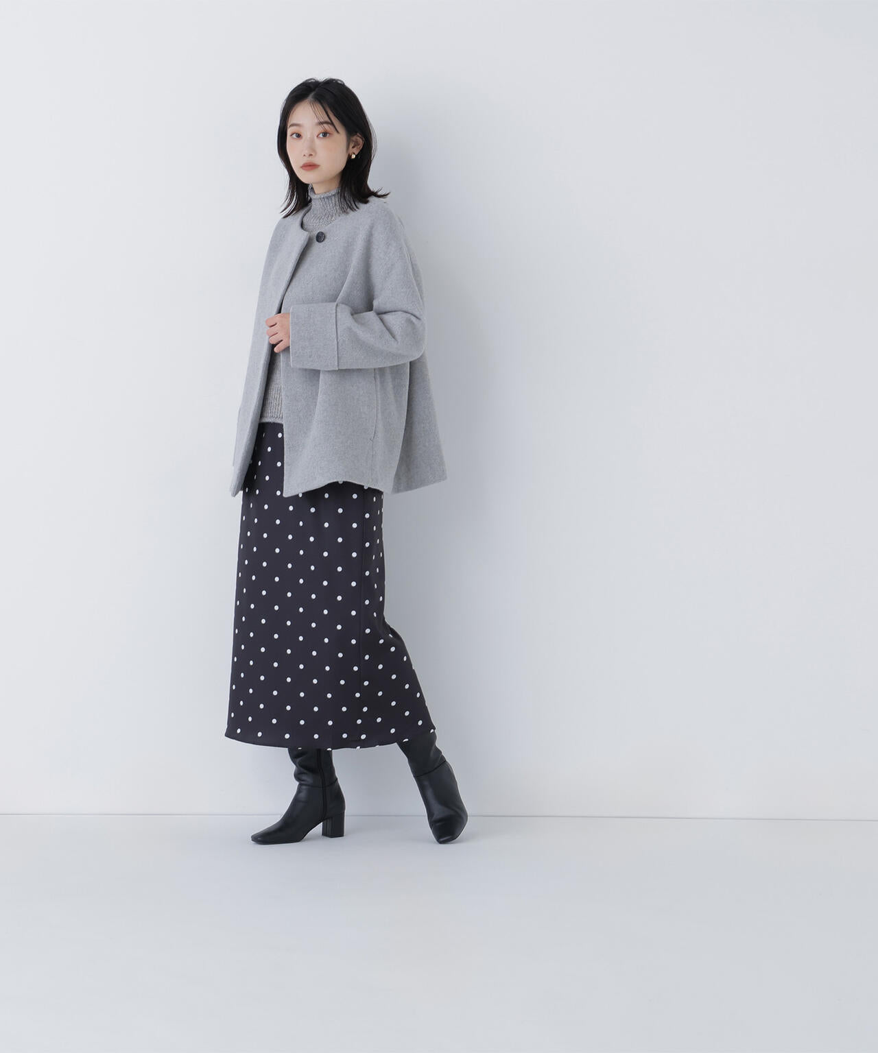 【sweet12月号掲載】【ちょうど、いい服】毎日に“ちょうどいい”カシミヤ混コート