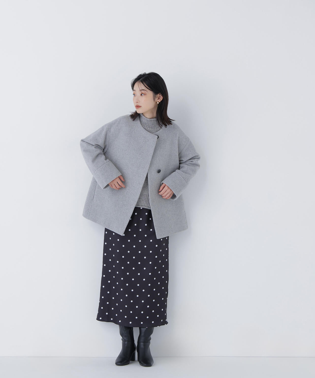 【sweet12月号掲載】【ちょうど、いい服】毎日に“ちょうどいい”カシミヤ混コート