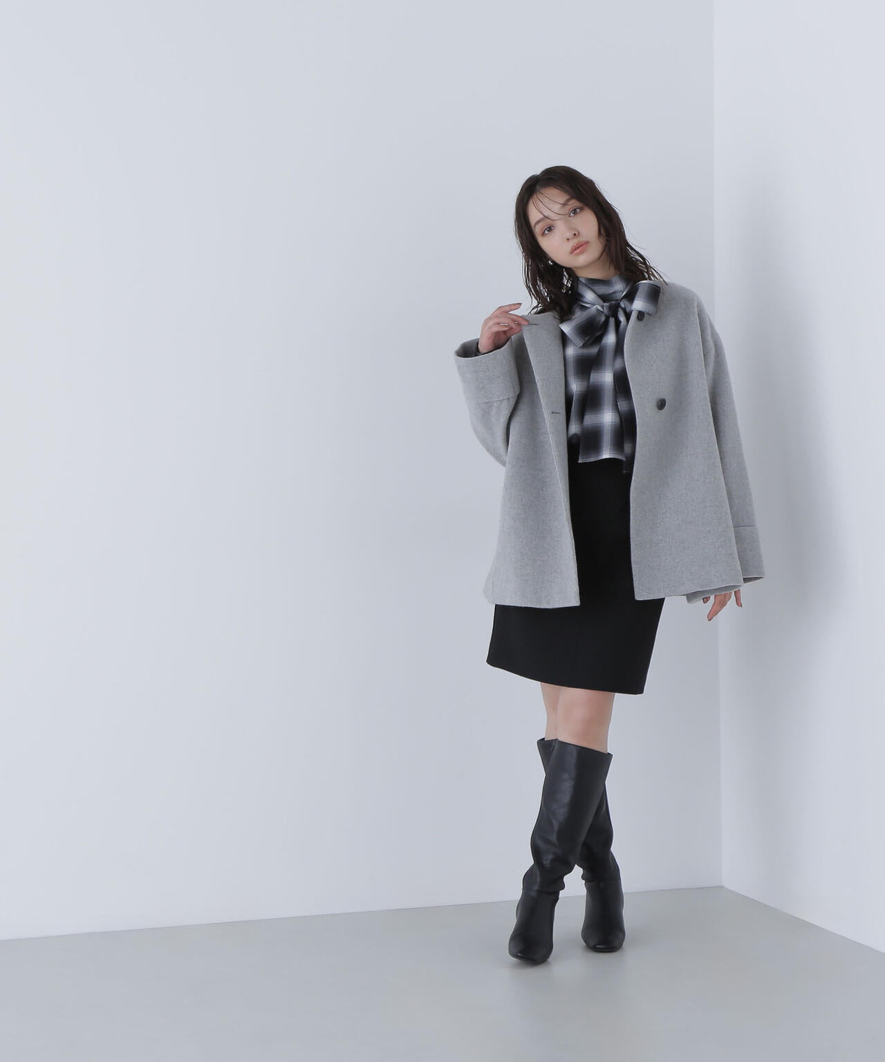 【sweet12月号掲載】【ちょうど、いい服】毎日に“ちょうどいい”カシミヤ混コート