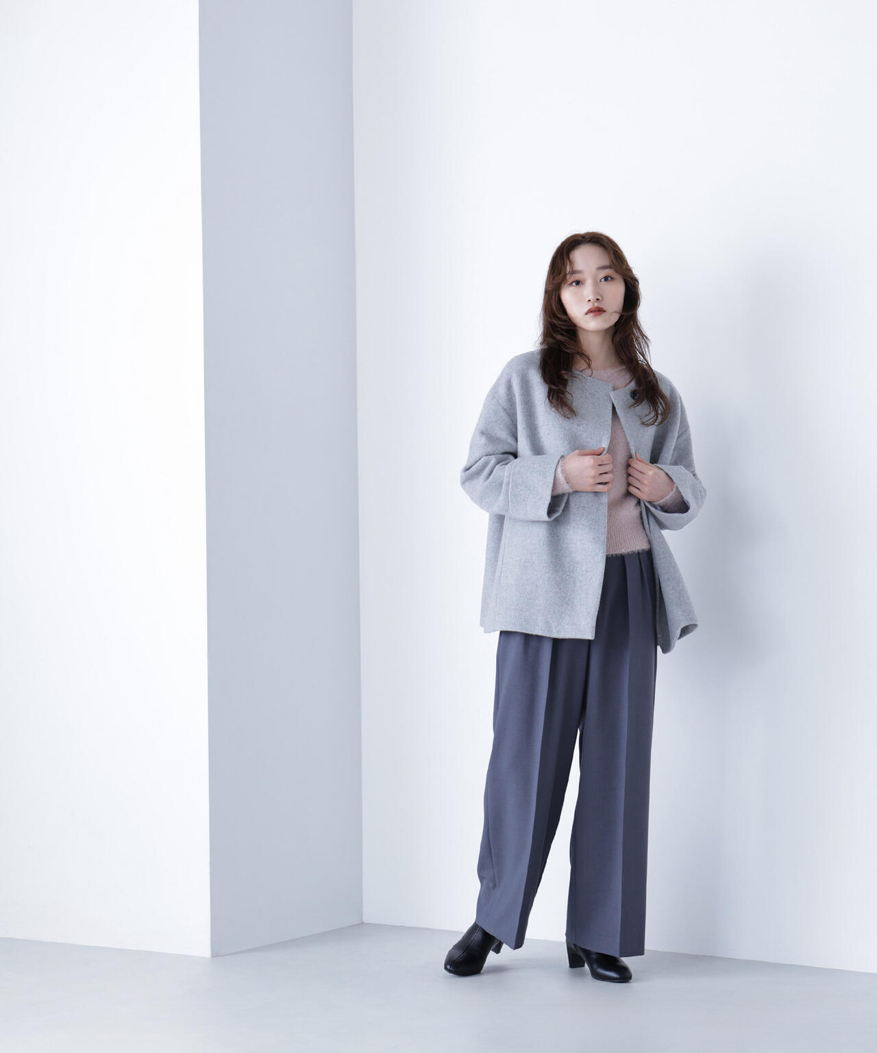 【sweet12月号掲載】【ちょうど、いい服】毎日に“ちょうどいい”カシミヤ混コート