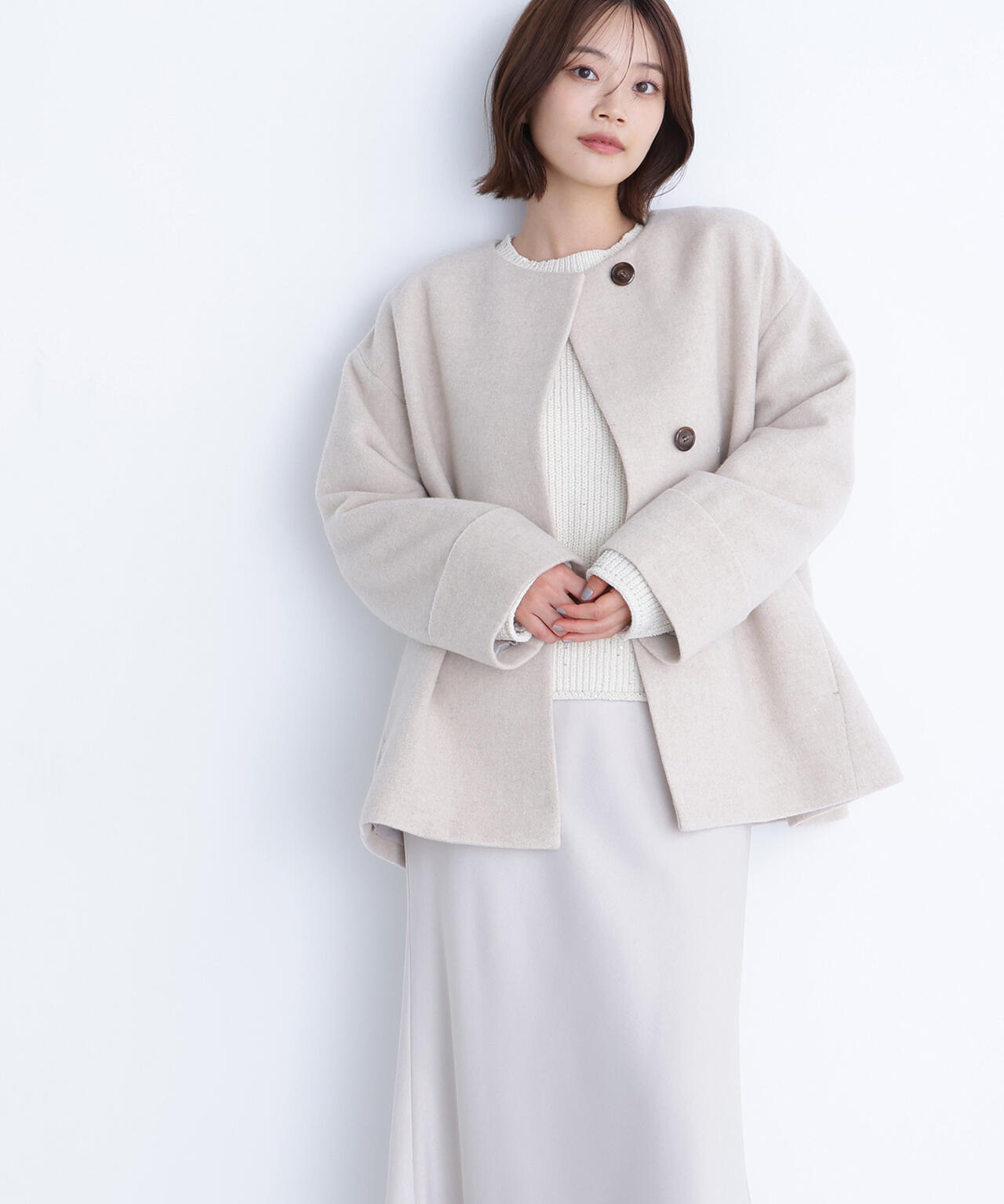 【sweet12月号掲載】【ちょうど、いい服】毎日に“ちょうどいい”カシミヤ混コート