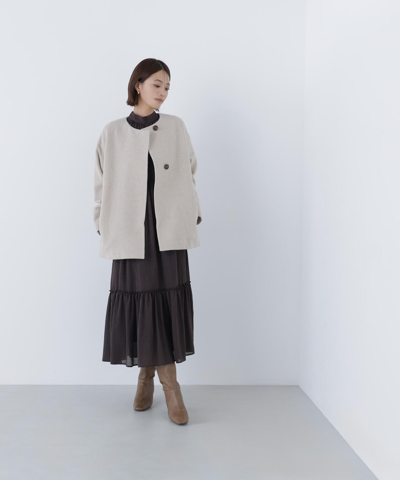 【sweet12月号掲載】【ちょうど、いい服】毎日に“ちょうどいい”カシミヤ混コート