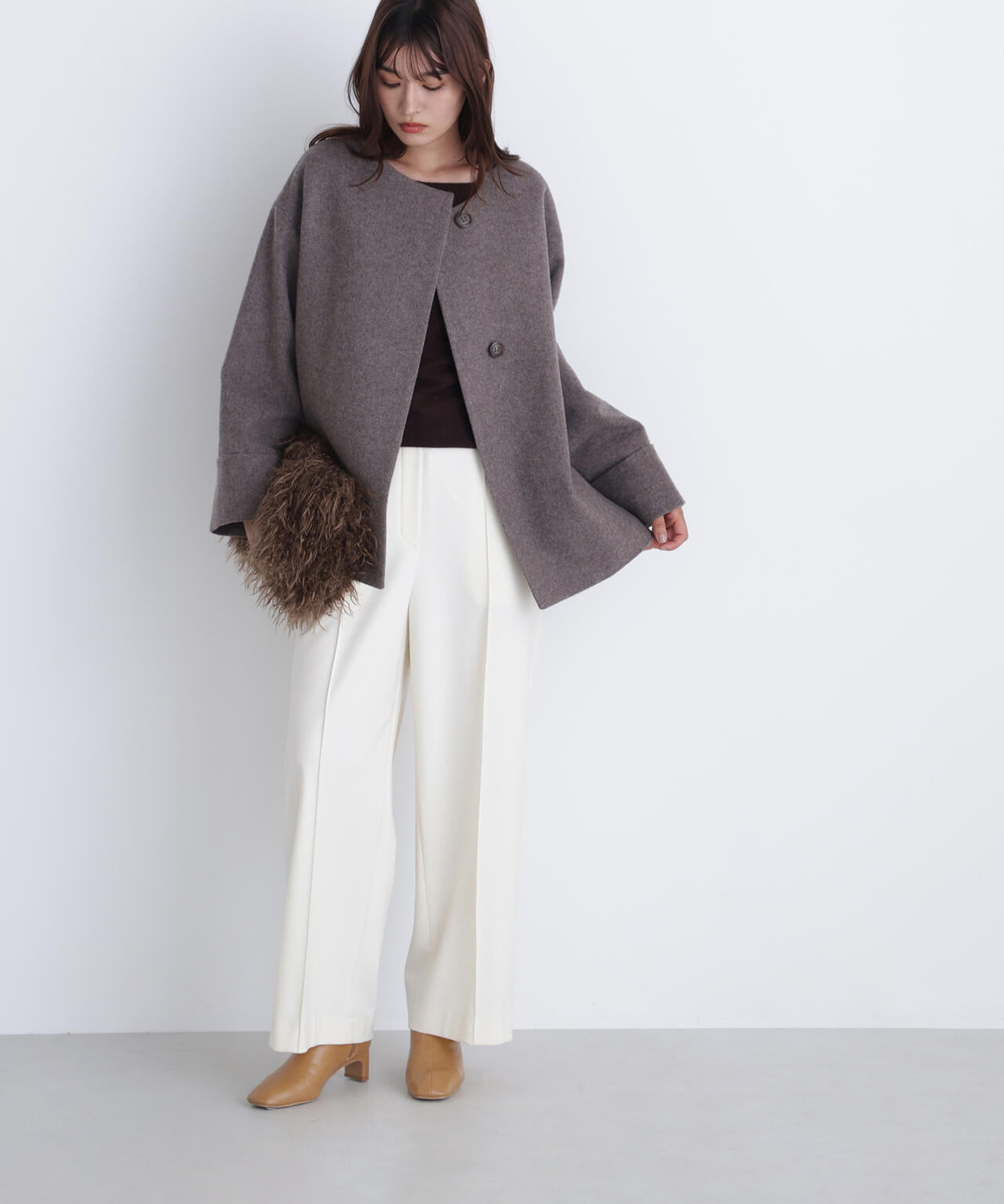 【sweet掲載】【ちょうど、いい服】毎日に“ちょうどいい”カシミヤ混コート