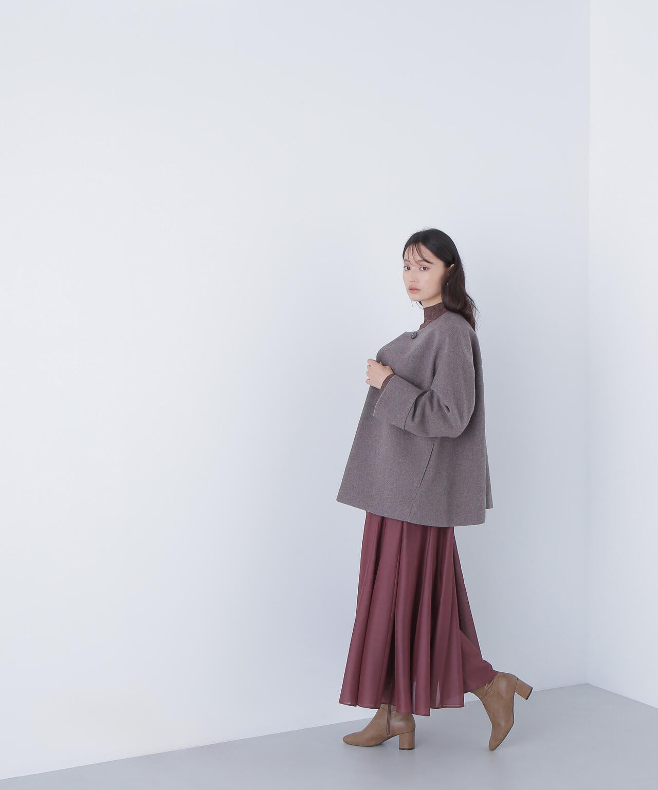 【sweet掲載】【ちょうど、いい服】毎日に“ちょうどいい”カシミヤ混コート
