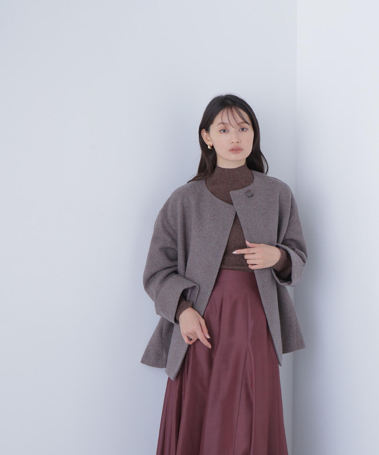 【sweet掲載】【ちょうど、いい服】毎日に“ちょうどいい”カシミヤ混コート