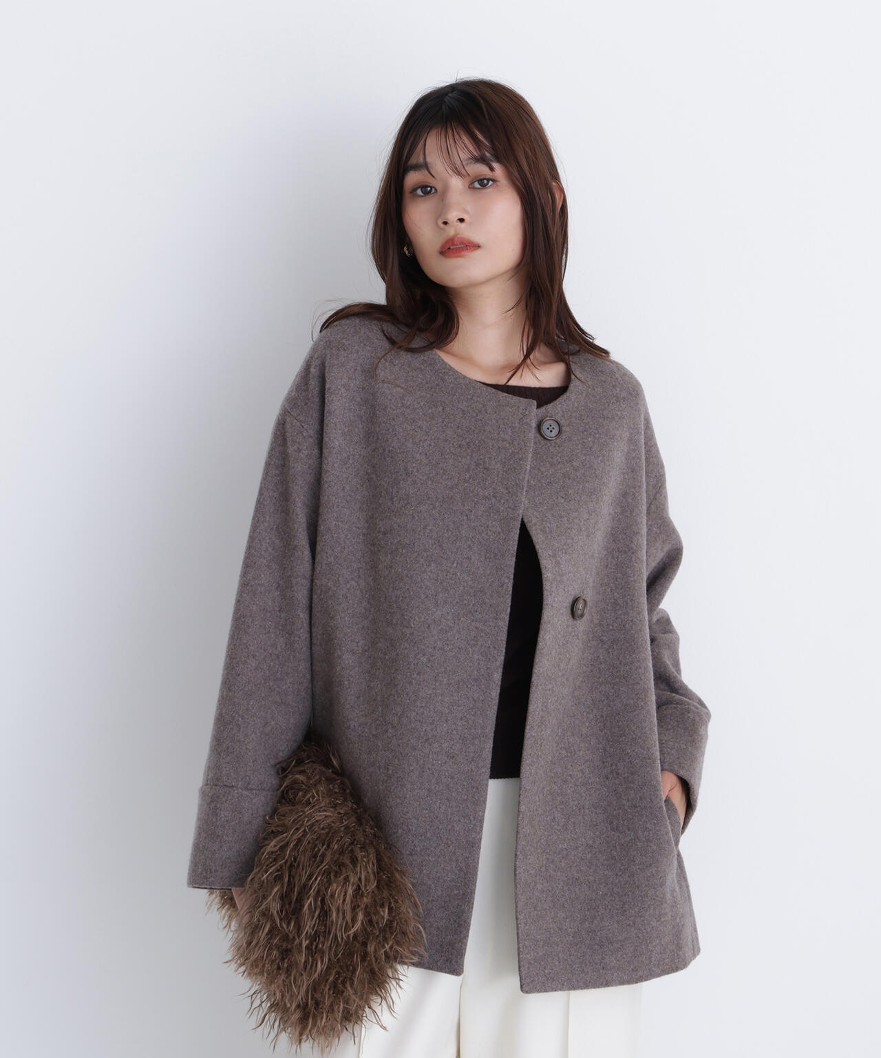 【sweet掲載】【ちょうど、いい服】毎日に“ちょうどいい”カシミヤ混コート