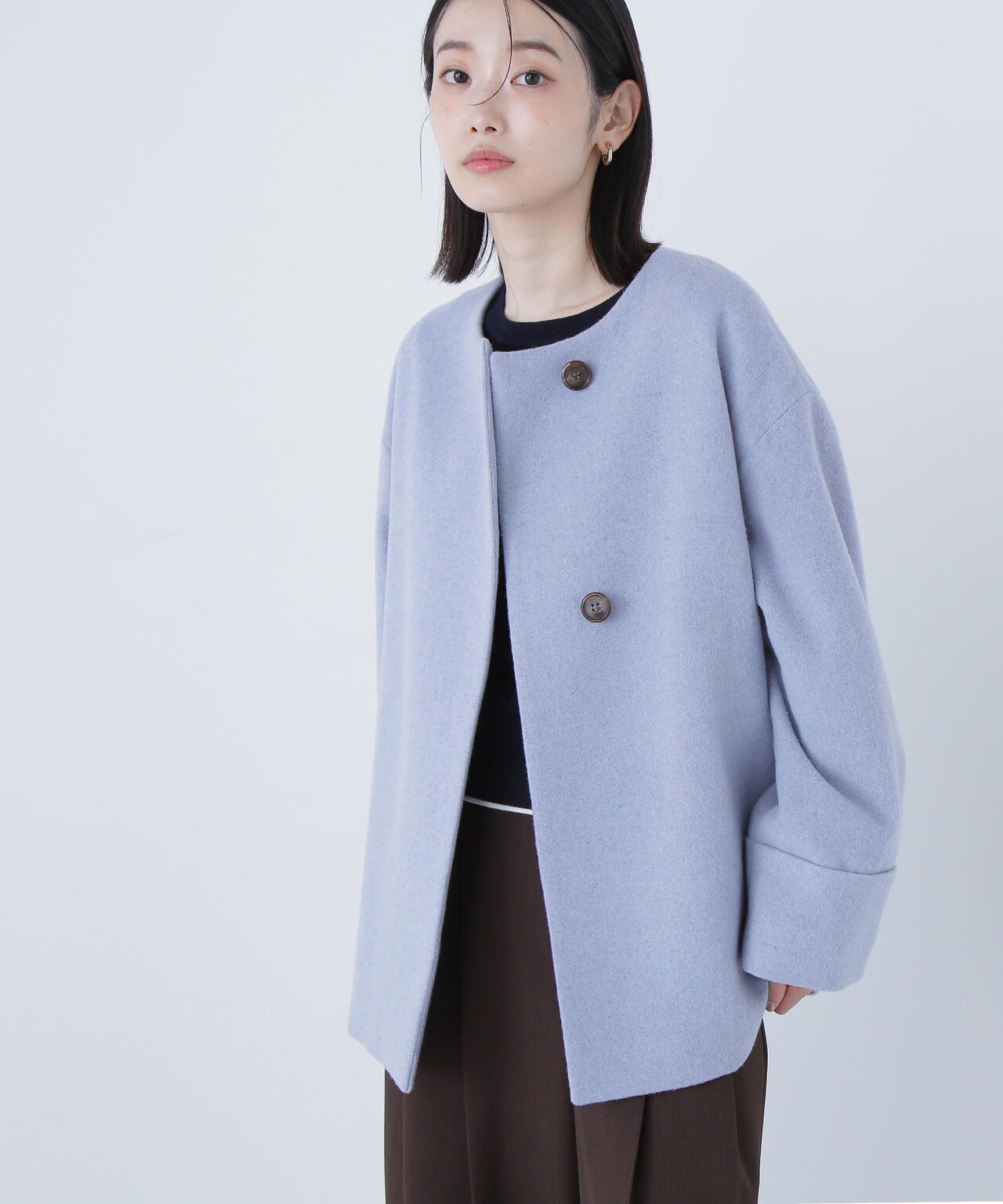 【sweet12月号掲載】【ちょうど、いい服】毎日に“ちょうどいい”カシミヤ混コート