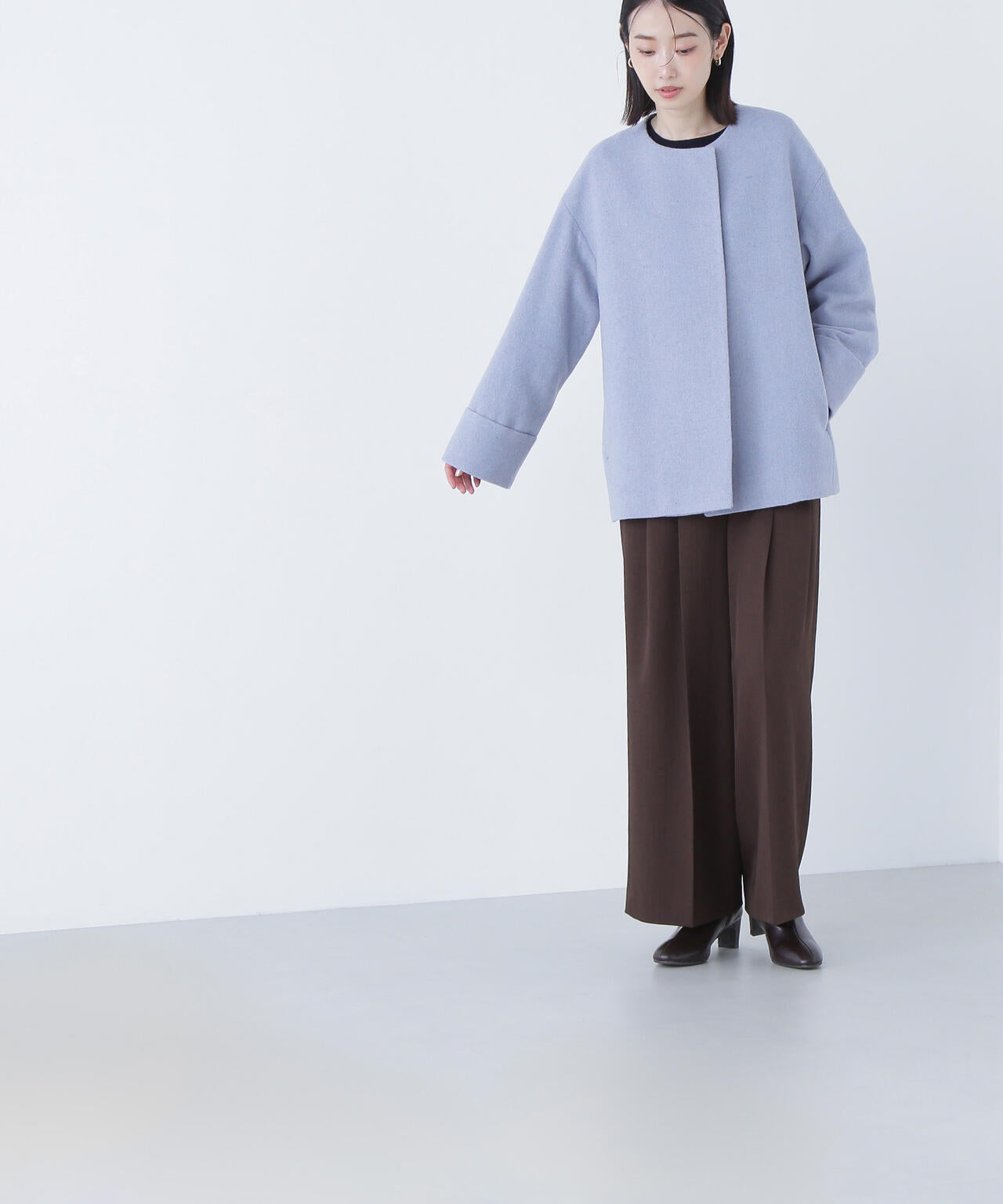 【sweet掲載】【ちょうど、いい服】毎日に“ちょうどいい”カシミヤ混コート