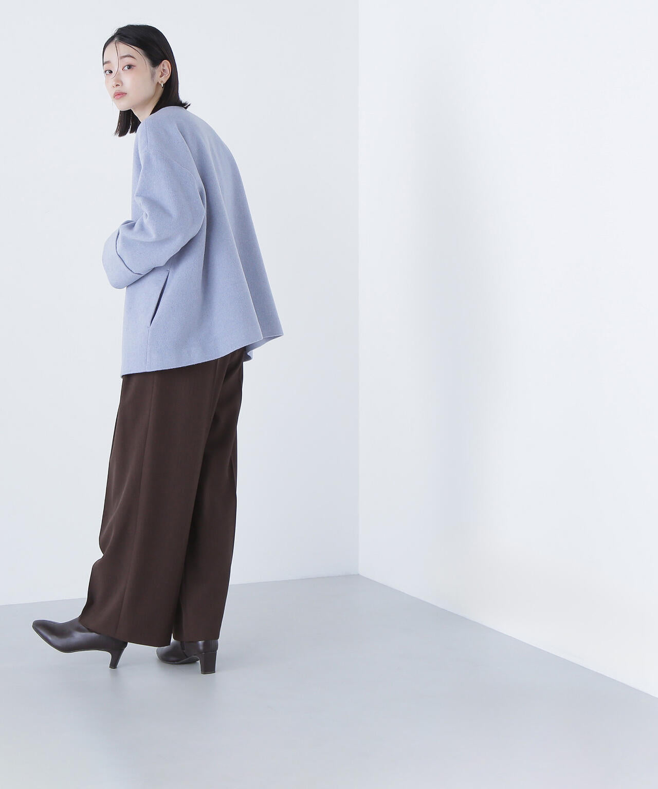 【sweet12月号掲載】【ちょうど、いい服】毎日に“ちょうどいい”カシミヤ混コート