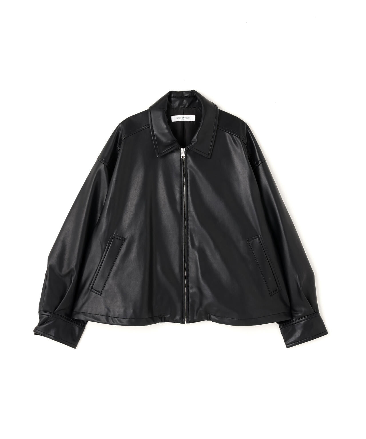 フェイクレザードロストブルゾン