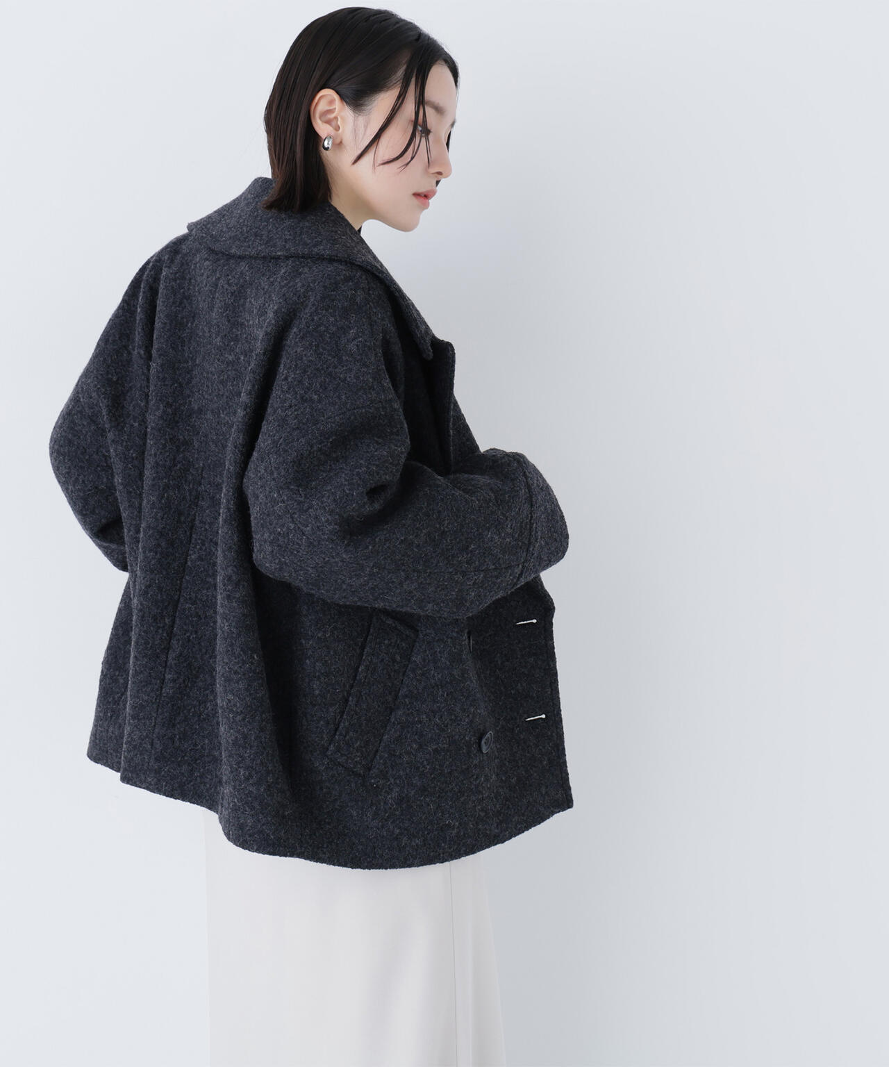 ウーリーフォルムハーフコート