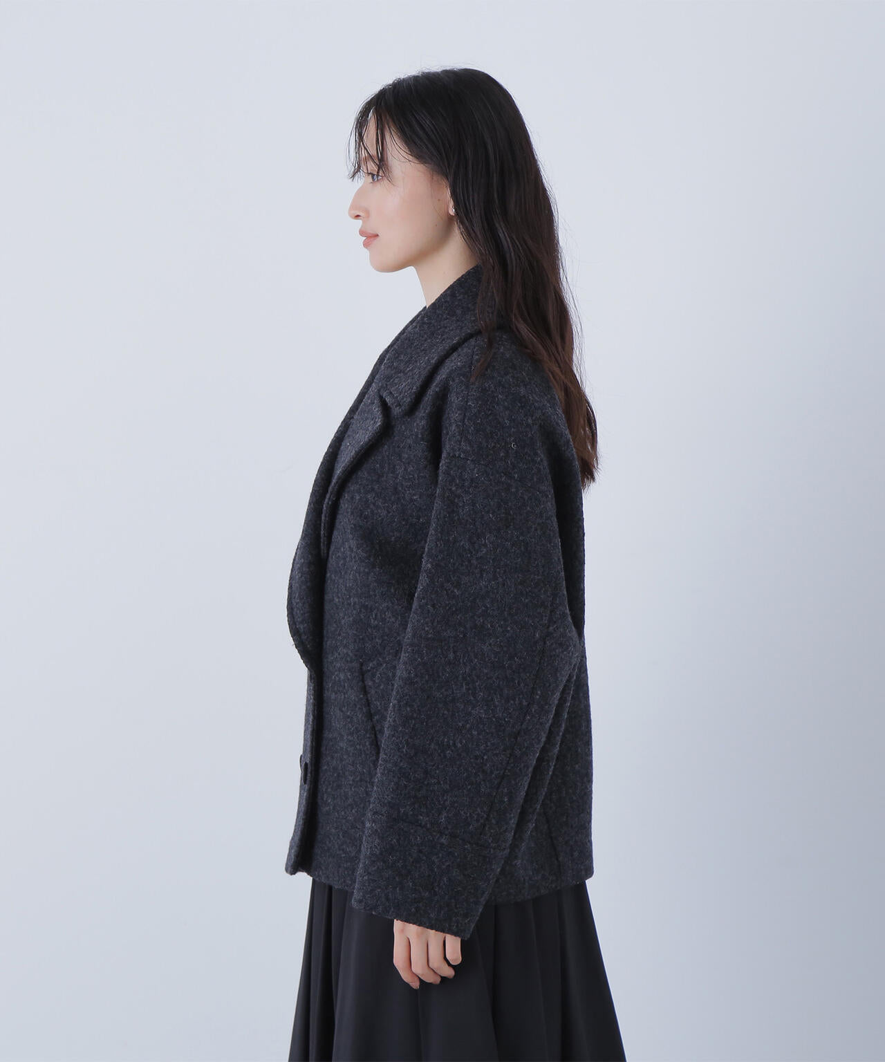 ウーリーフォルムハーフコート