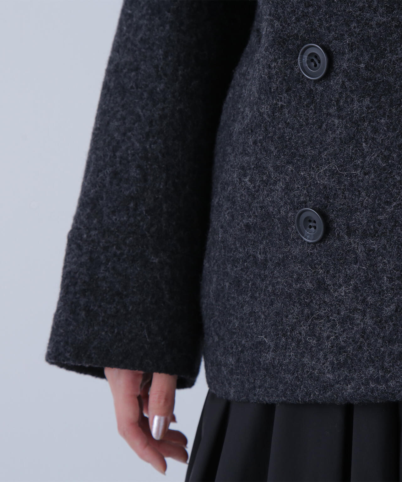 ウーリーフォルムハーフコート