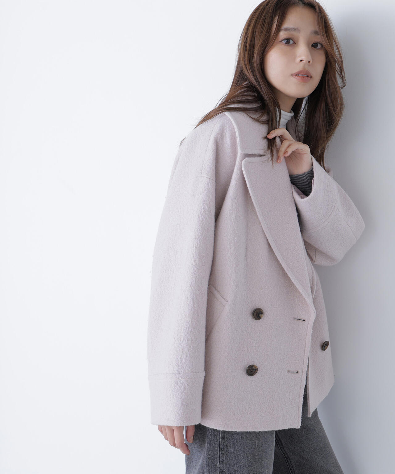 ウーリーフォルムハーフコート