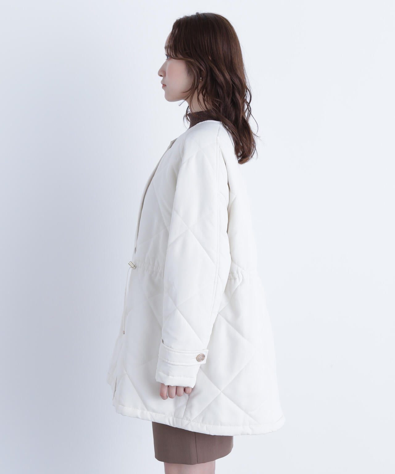 2wayダイヤキルティングブルゾン