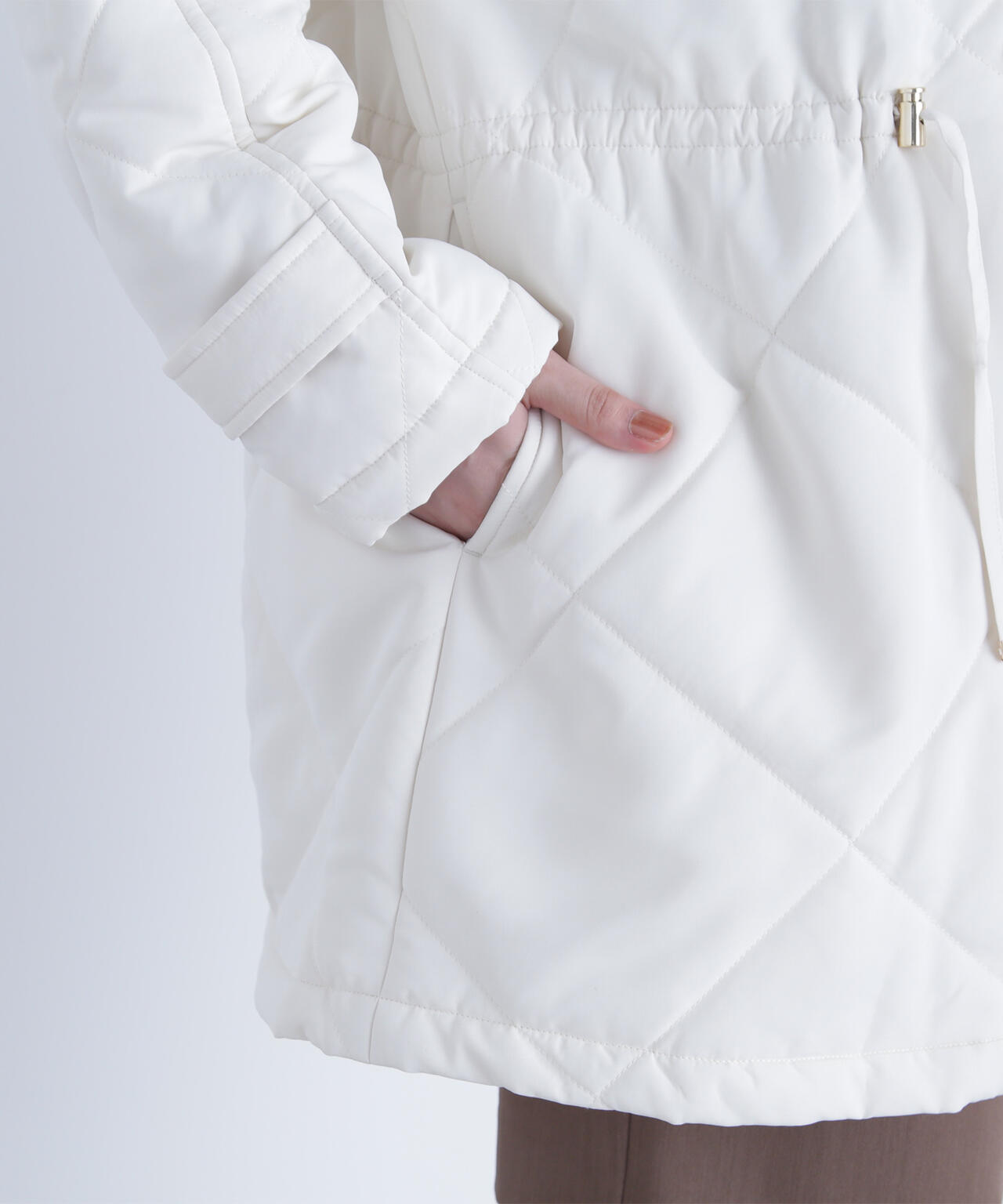 2wayダイヤキルティングブルゾン