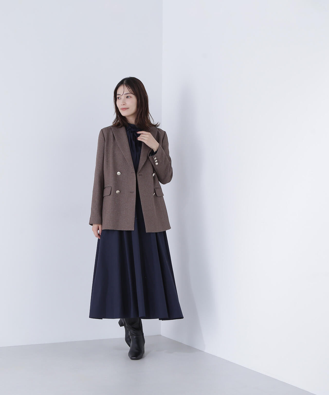 <CLASSY. お仕事名品Award 2025>「ジャケット賞」ダブルブレストボクシージャケットII