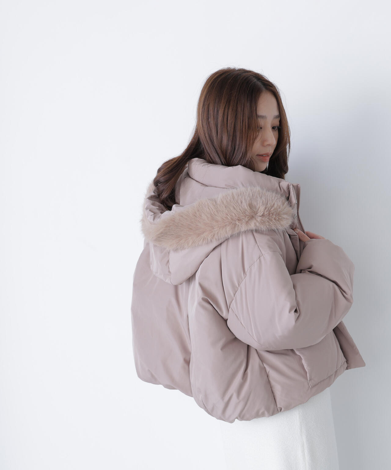 フードファーショートダウン