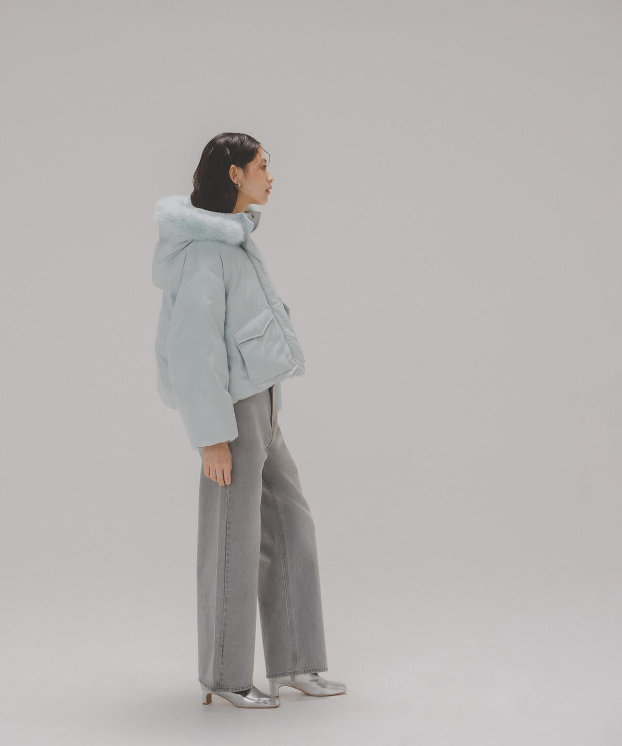 フードファーショートダウン