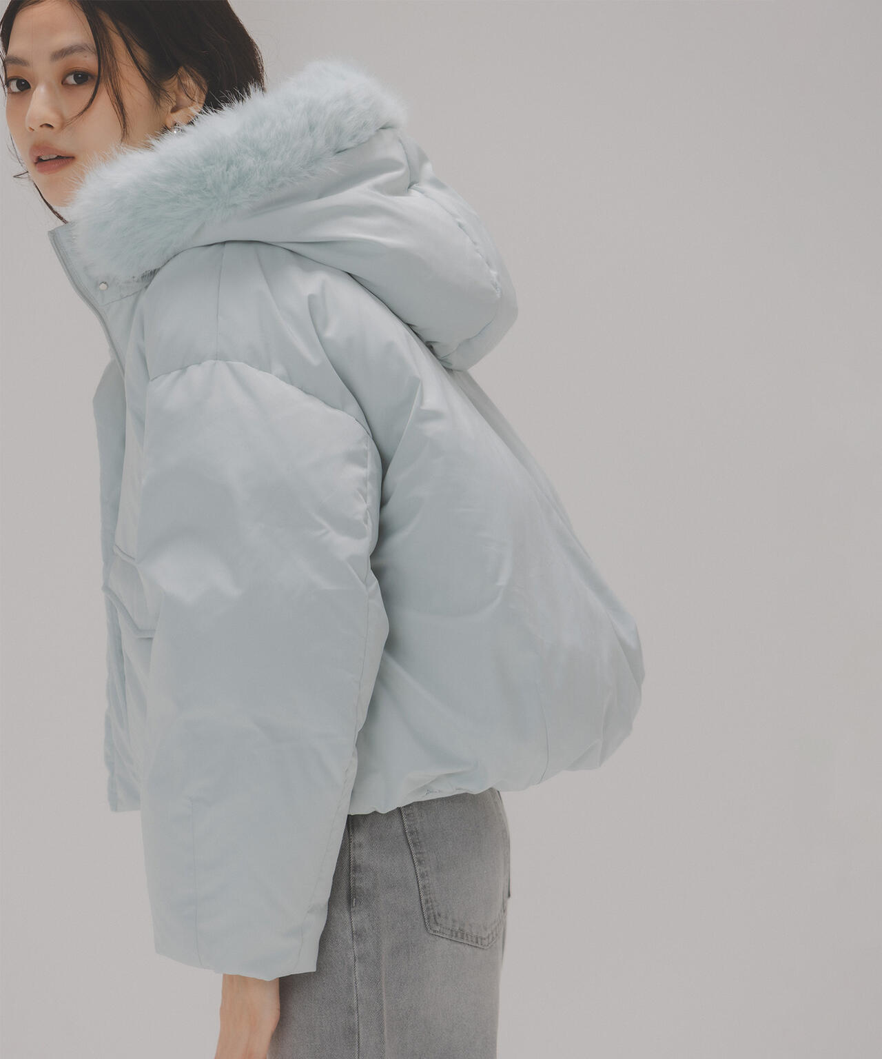 フードファーショートダウン