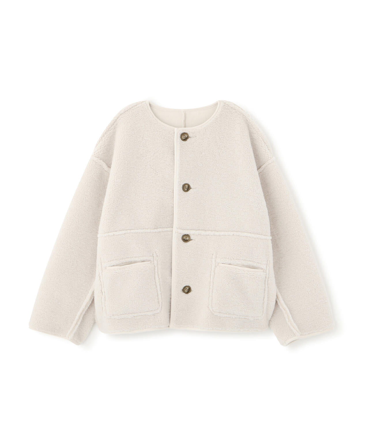 リバーシブルフェイクスウェードコート