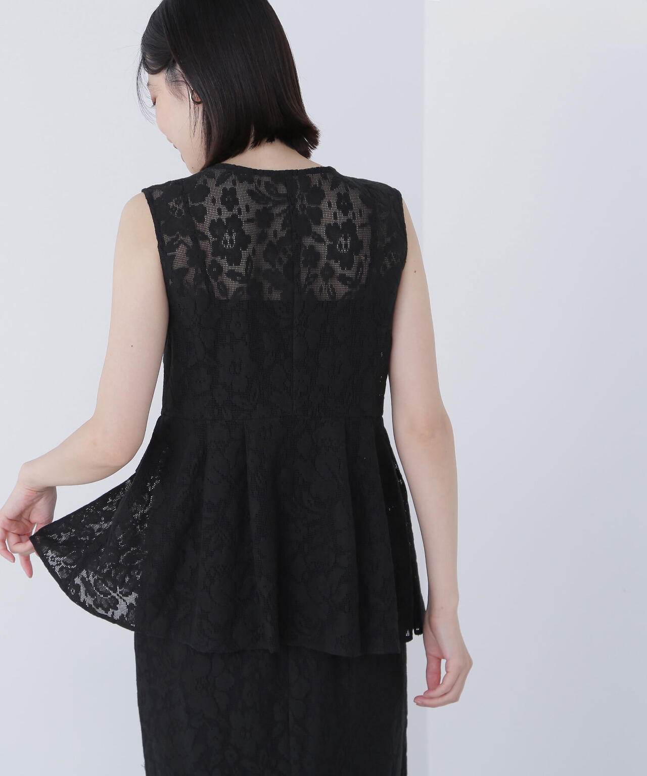 メッシュレース SETUP ジレ