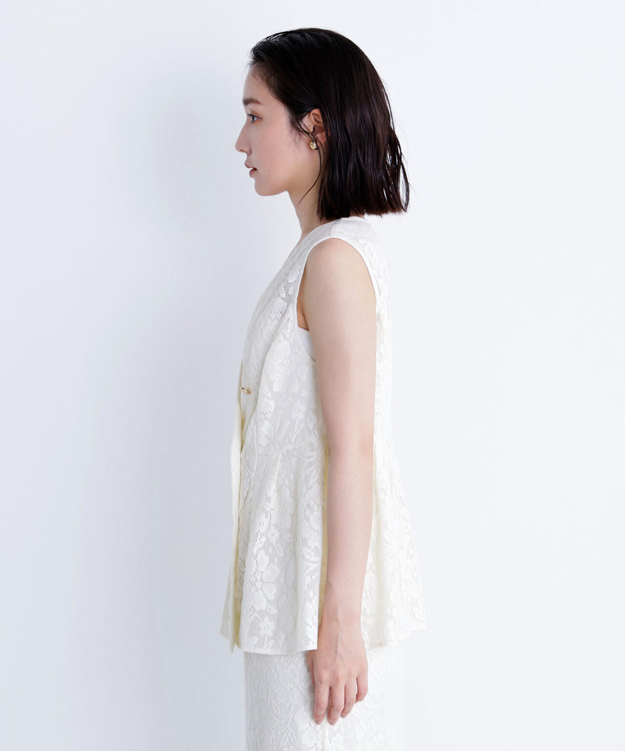 メッシュレース SETUP ジレ*