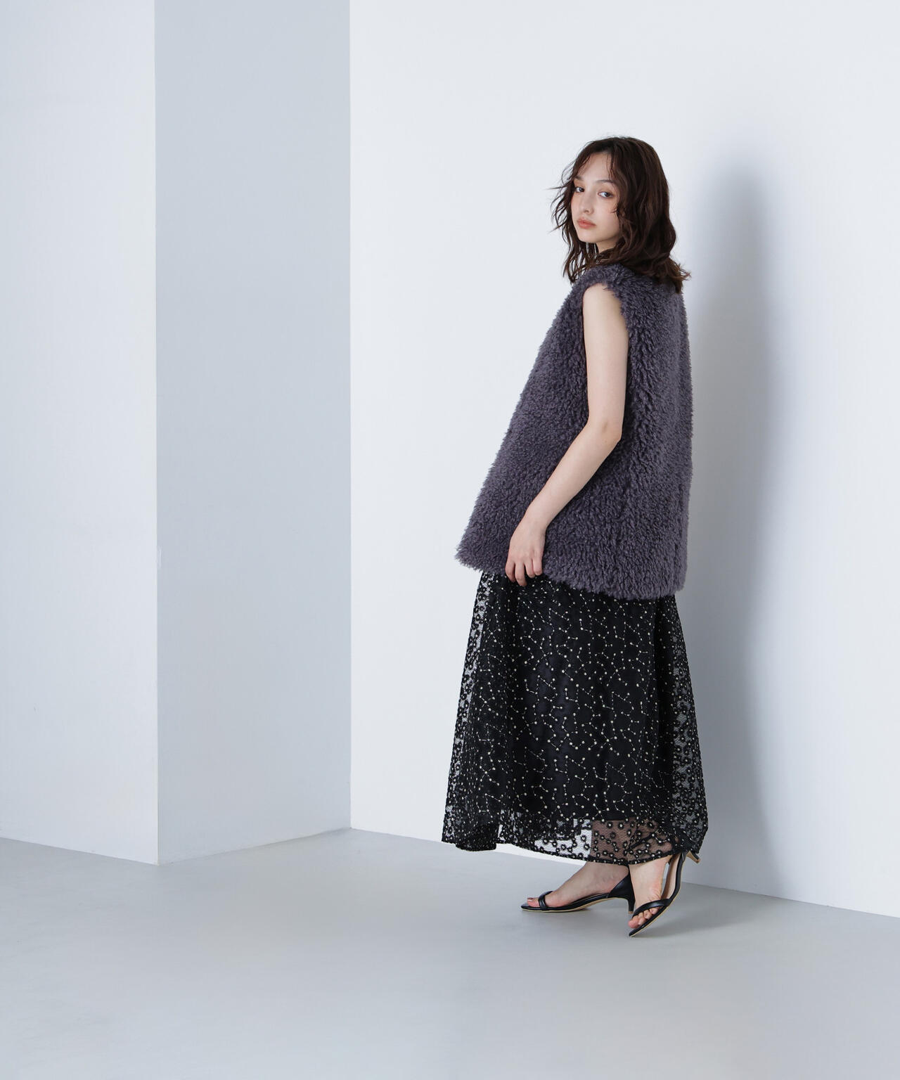 【BLANC】カーリーフェイクファージレ