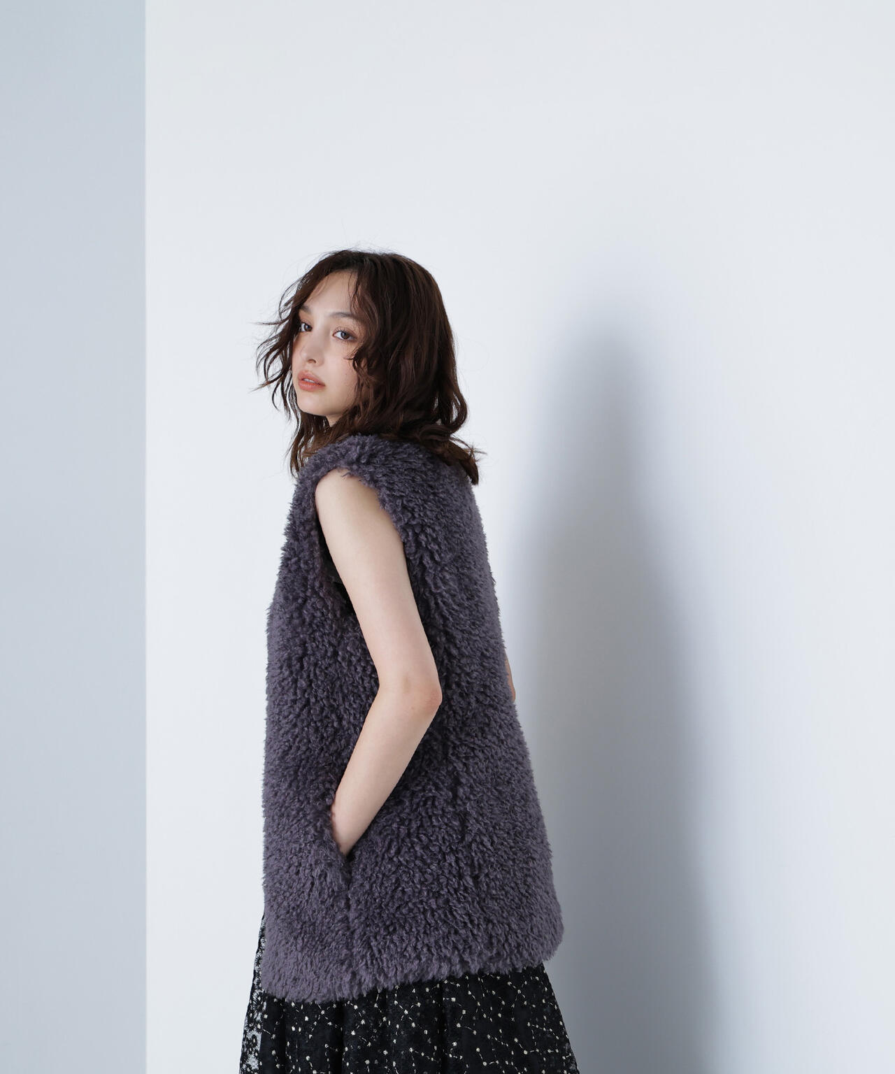 【BLANC】カーリーフェイクファージレ