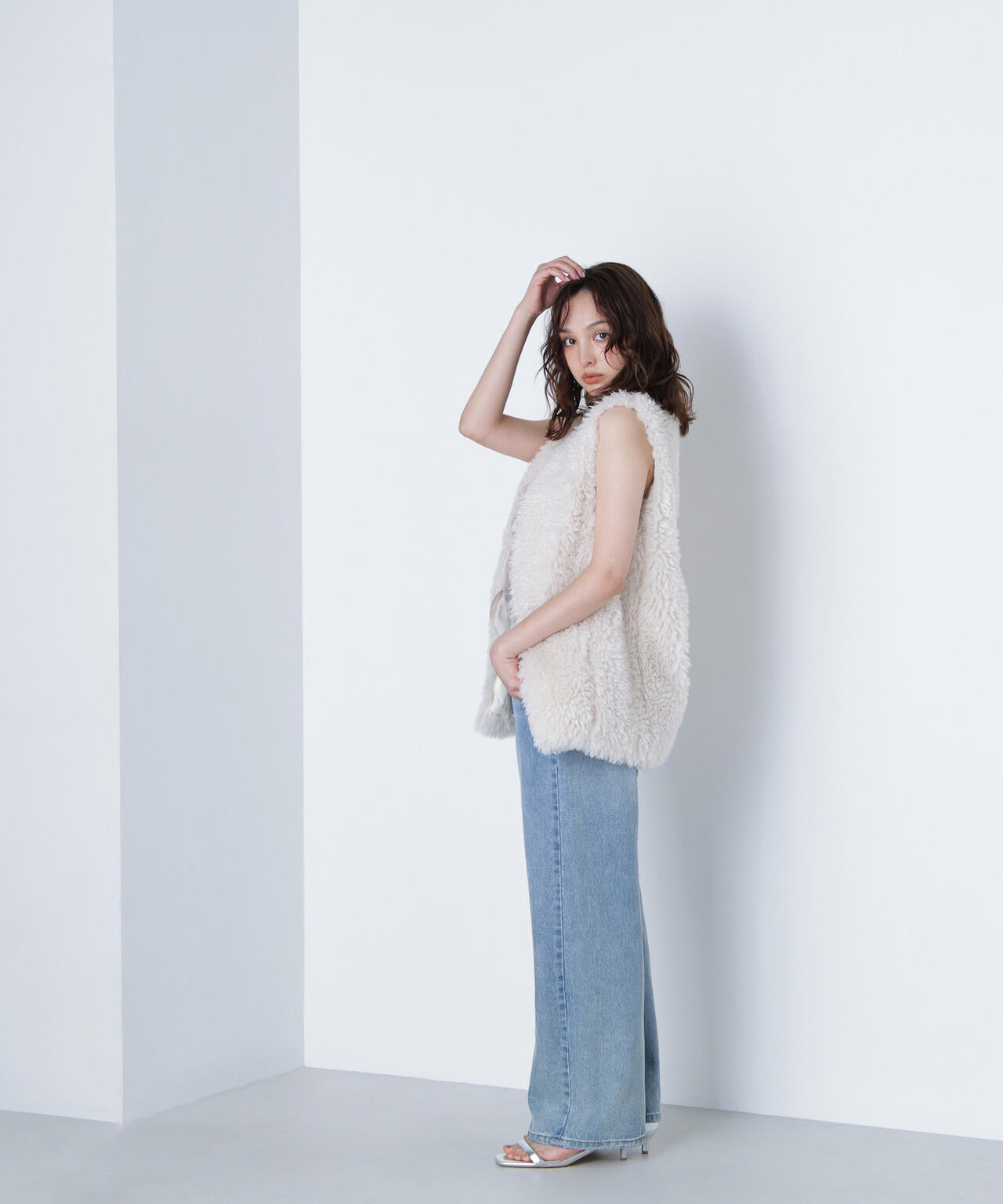 【BLANC】カーリーフェイクファージレ