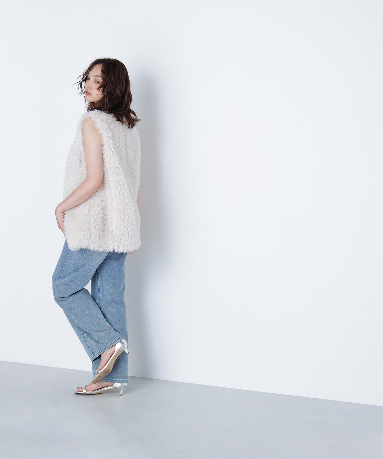 【BLANC】カーリーフェイクファージレ