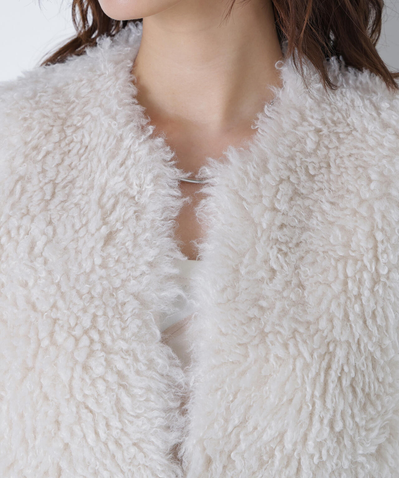 【BLANC】カーリーフェイクファージレ