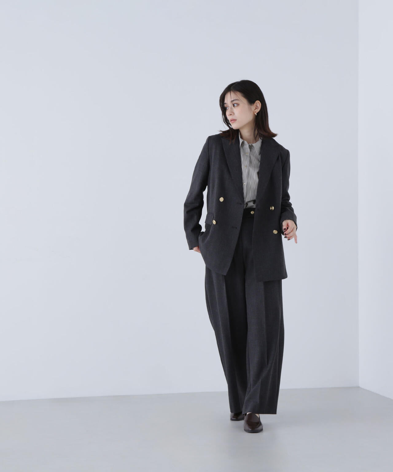 【ルミネ・ルクア・銀座インズ・有楽町マルイ・mix.tokyo 限定】 ボクシージャケットセットアップ