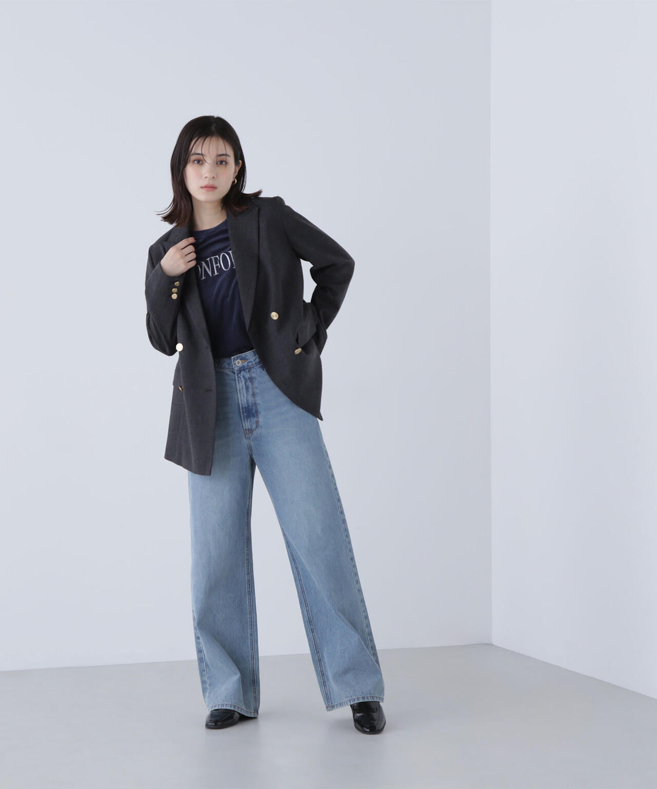 【ルミネ・ルクア・銀座インズ・有楽町マルイ・mix.tokyo 限定】 ボクシージャケットセットアップ