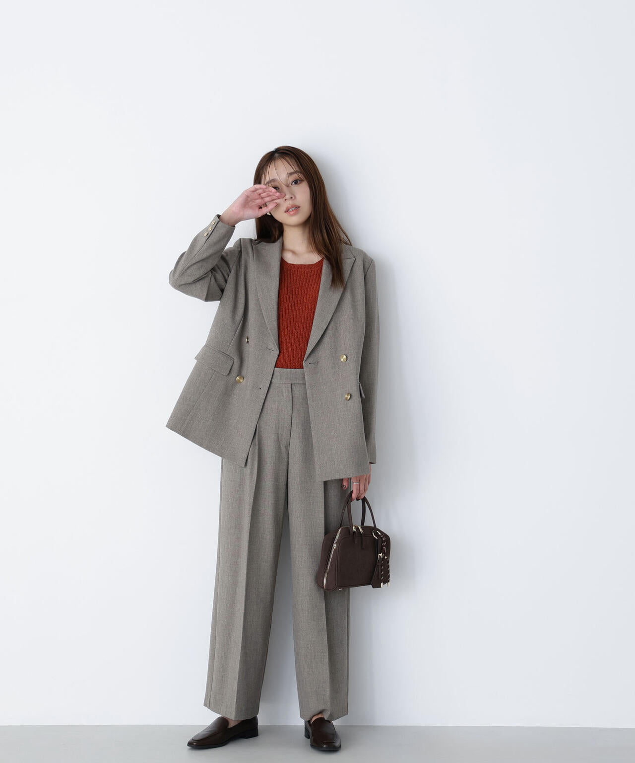 【ルミネ・ルクア・銀座インズ・有楽町マルイ・mix.tokyo 限定】 ボクシージャケットセットアップ