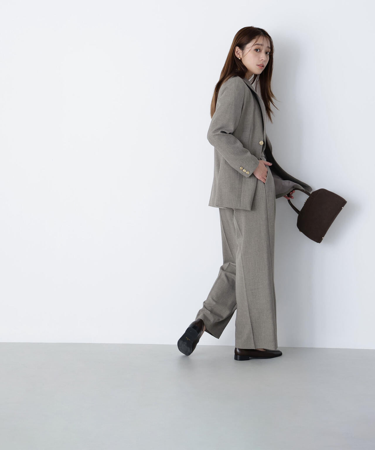 【ルミネ・ルクア・銀座インズ・有楽町マルイ・mix.tokyo 限定】 ボクシージャケットセットアップ