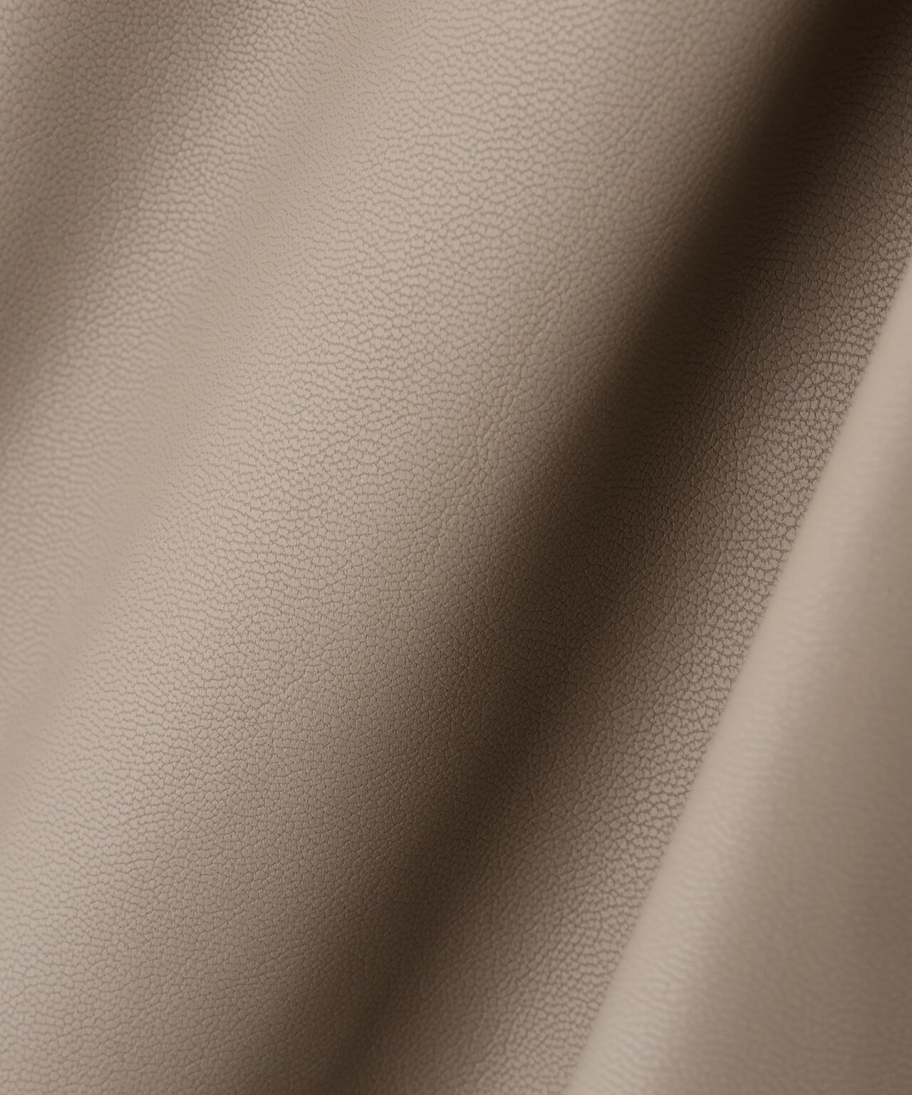 フェイクレザーギャザーブルゾン