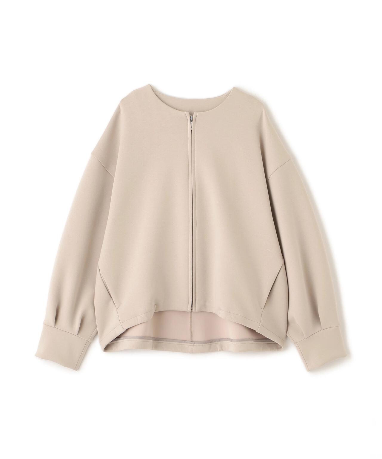 ノーカラーダンボールブルゾン