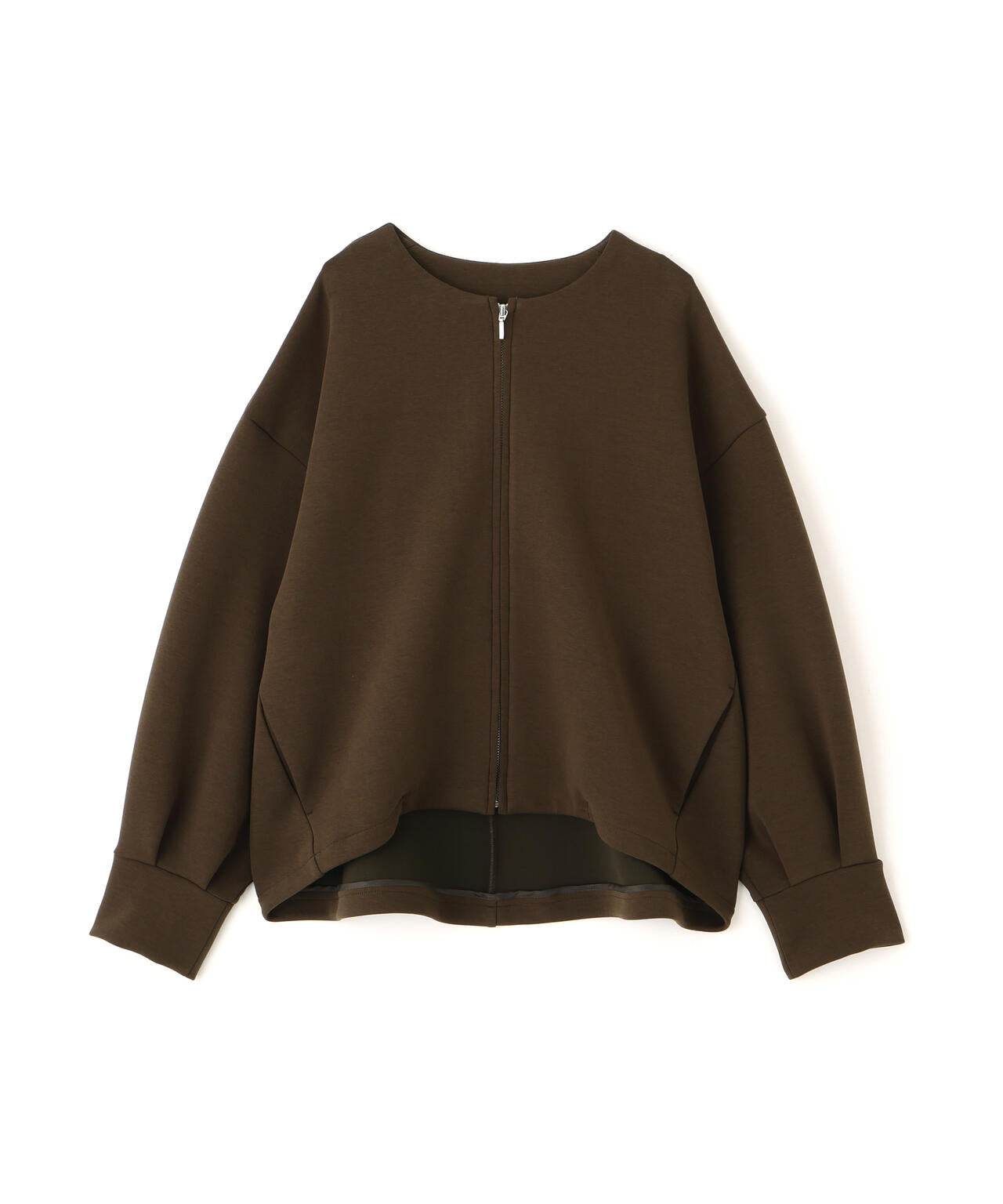 ノーカラーダンボールブルゾン