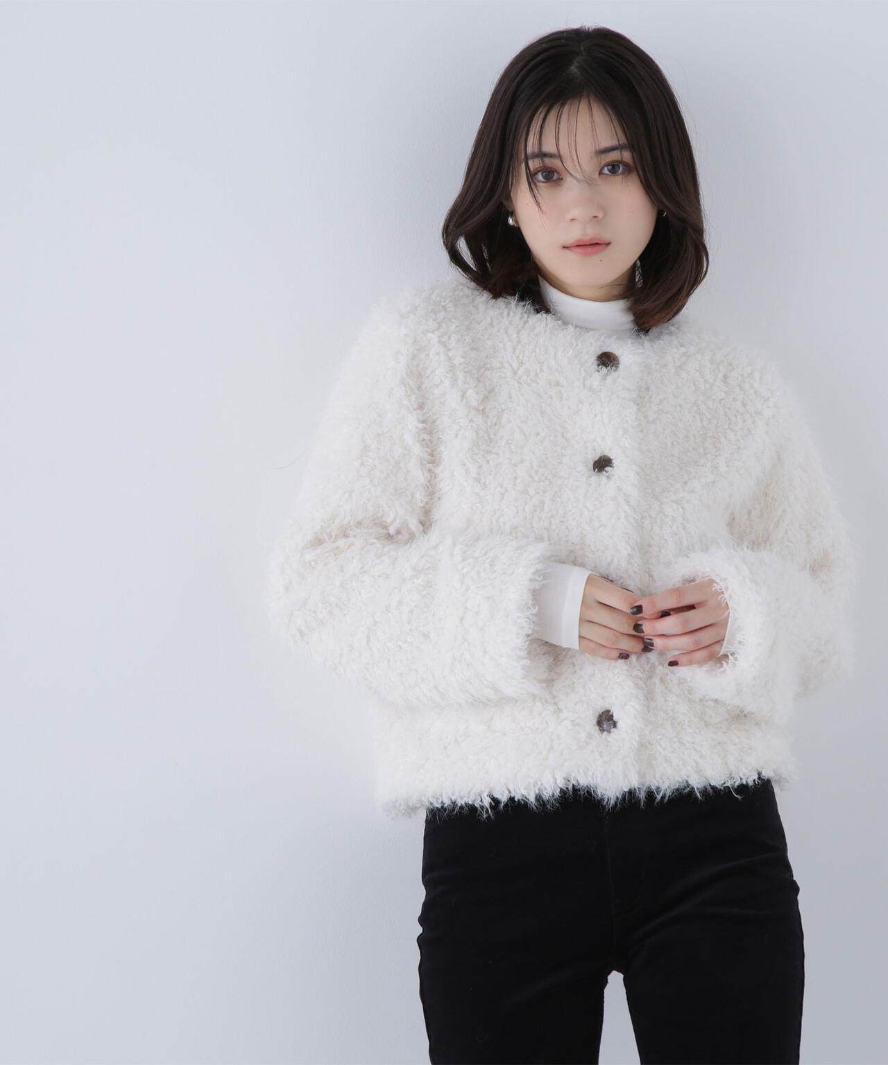 【Oggi掲載】カーリーフェイクファージャケット