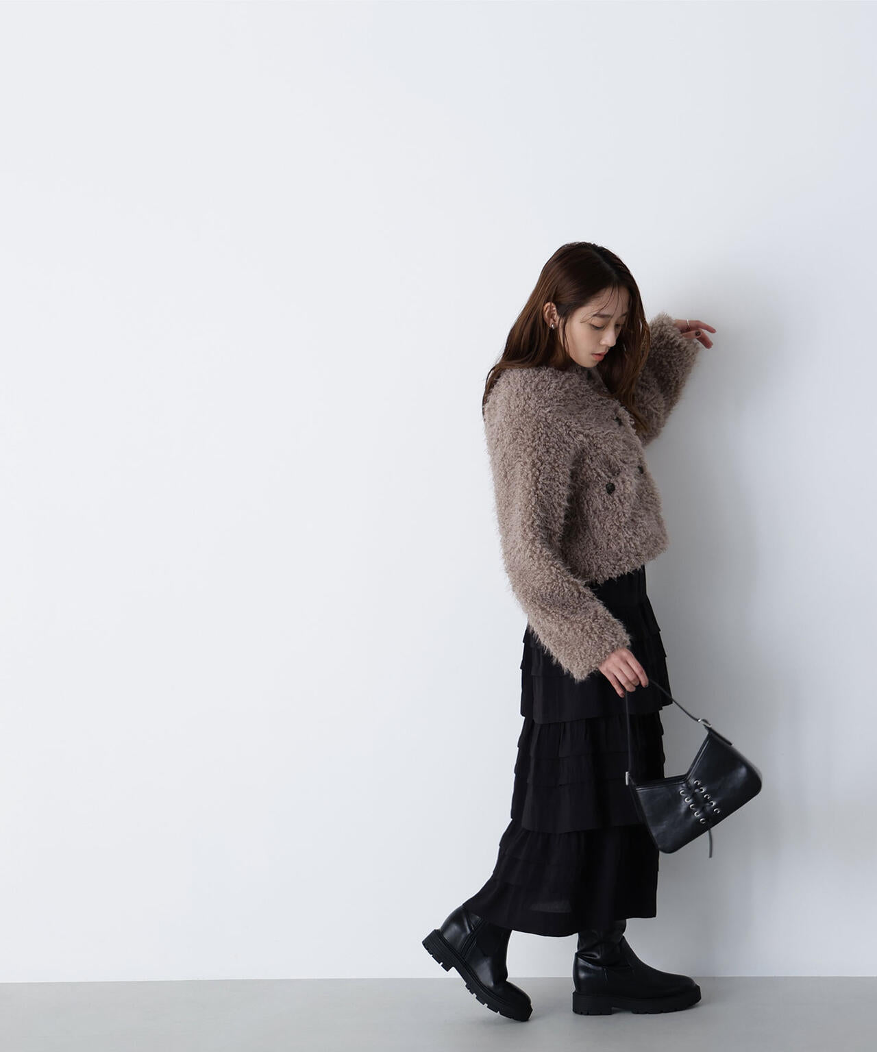 【Oggi掲載】カーリーフェイクファージャケット