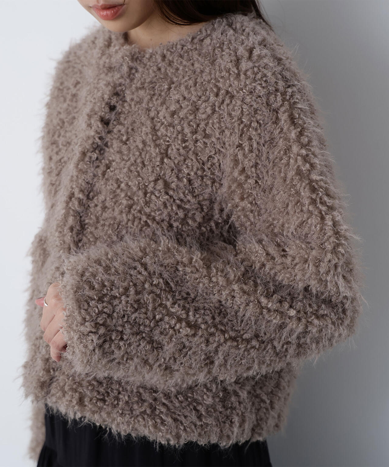 【Oggi掲載】カーリーフェイクファージャケット