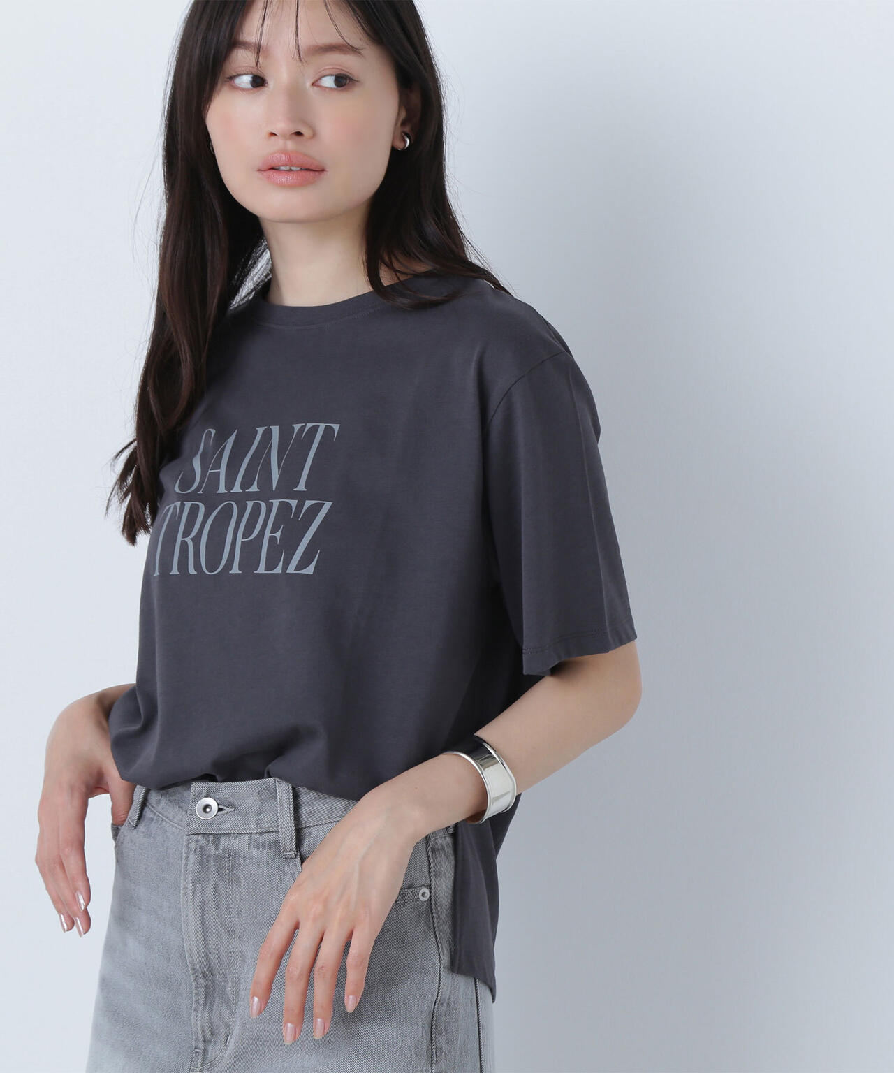 ボクシーロゴTシャツ*