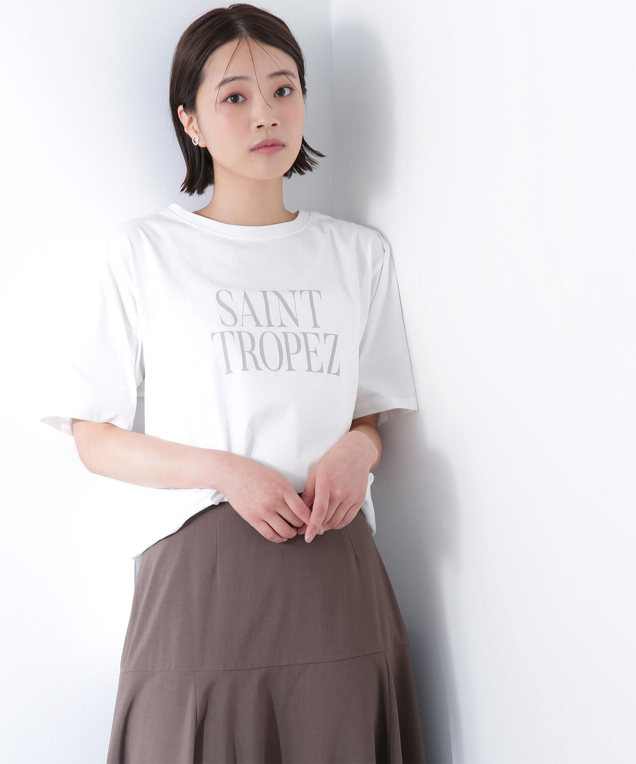 ボクシーロゴTシャツ*
