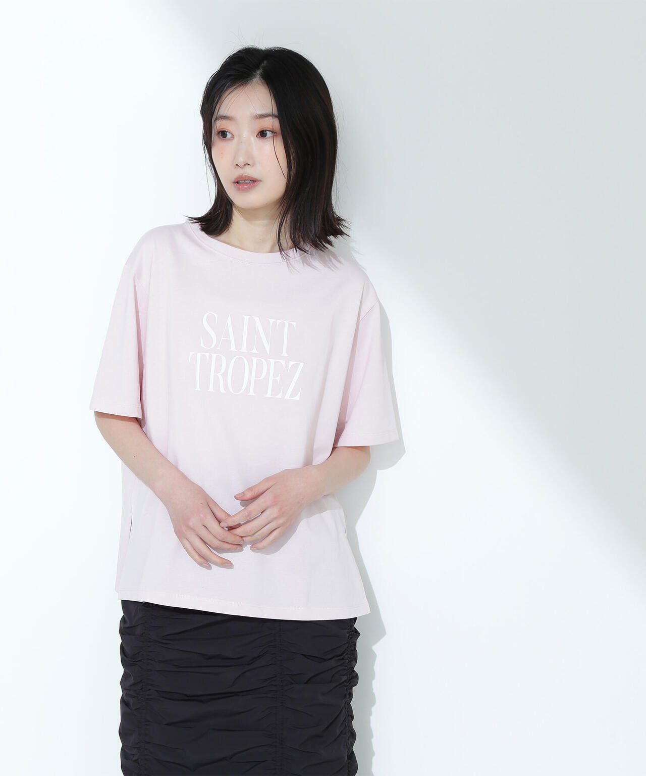 ボクシーロゴTシャツ*