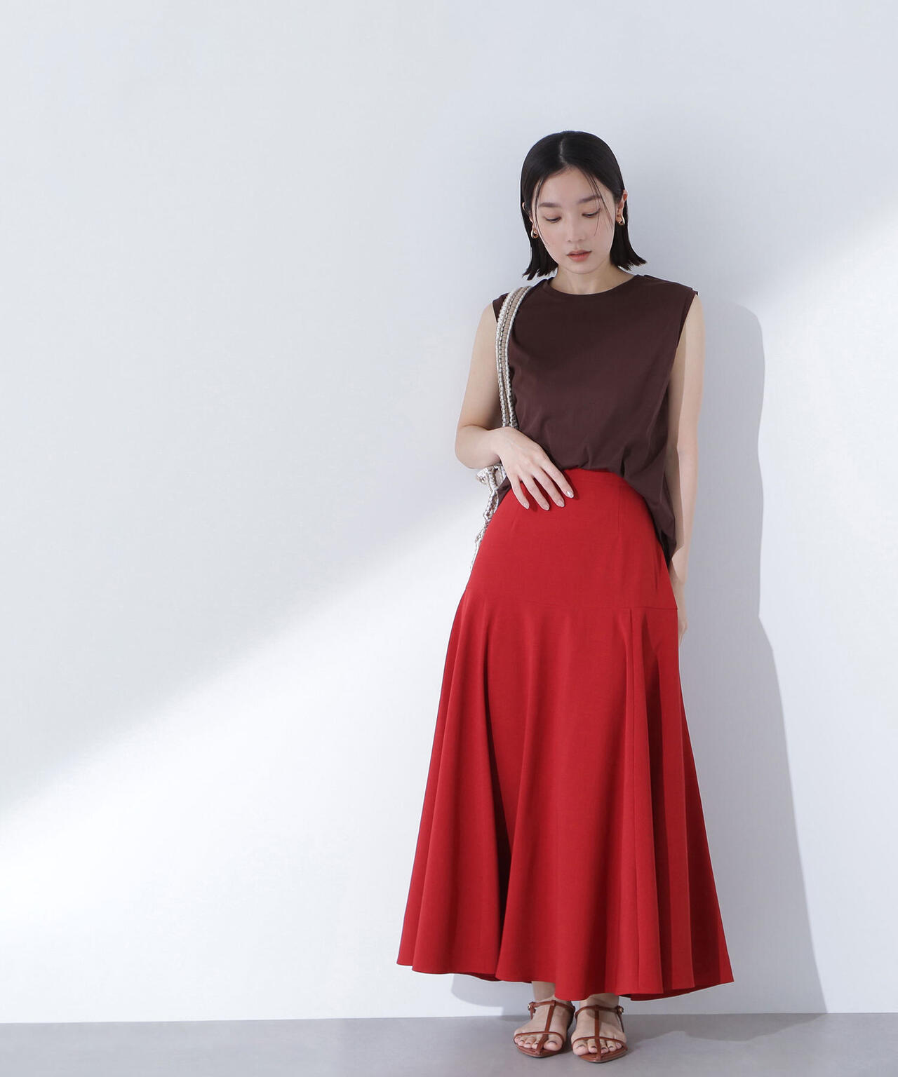 【Oggi掲載】メタルプレートノースリーブカットソー