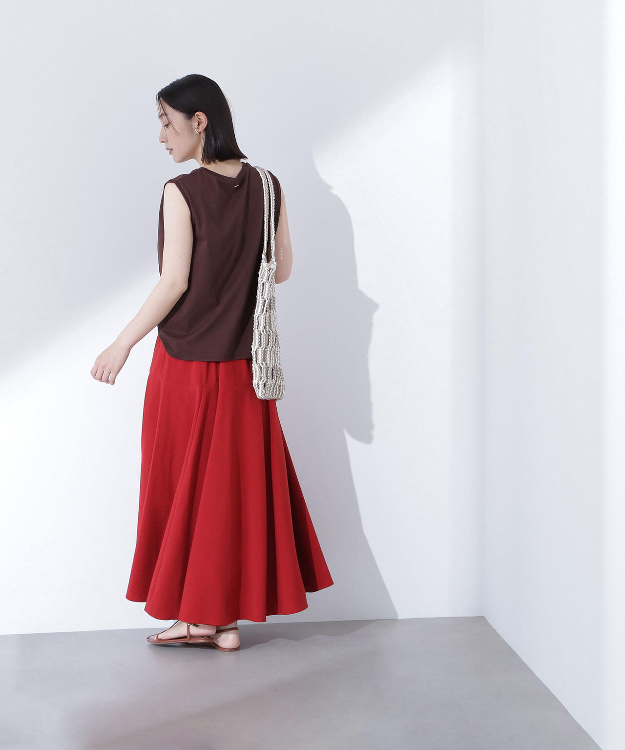 【Oggi掲載】メタルプレートノースリーブカットソー