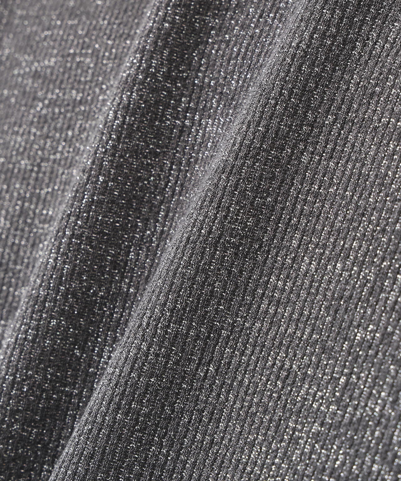 ラメリブカットソー