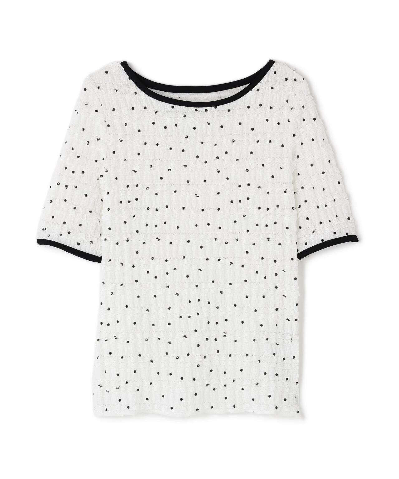 ドットバイカラーカットソー